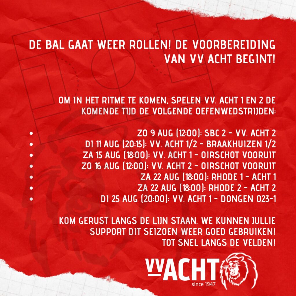 Voorbereiding Selectie